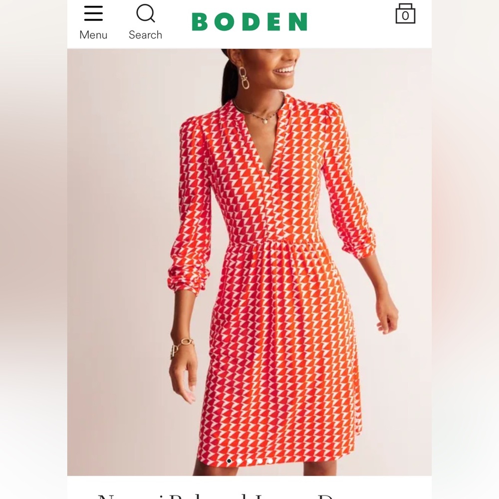 Boden Naomi Relaxed Jersey Dress 6L